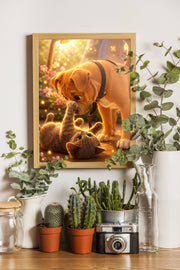 Affiche Animaux Dessin feerique personnalisee