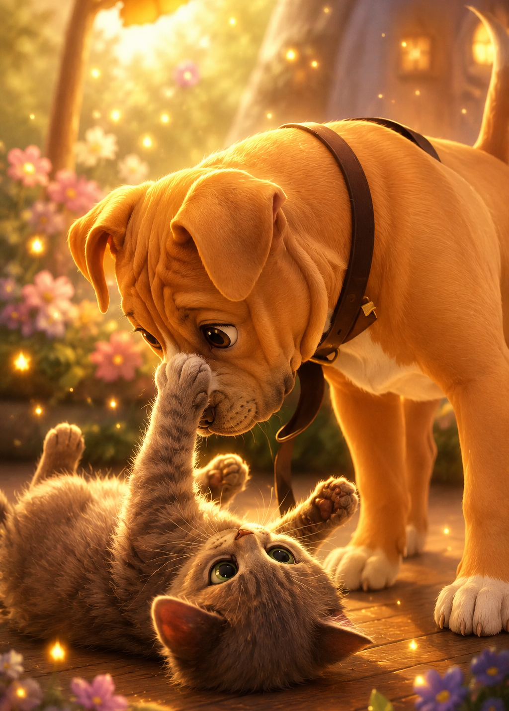 Affiche Animaux Dessin feerique personnalisee - apercu