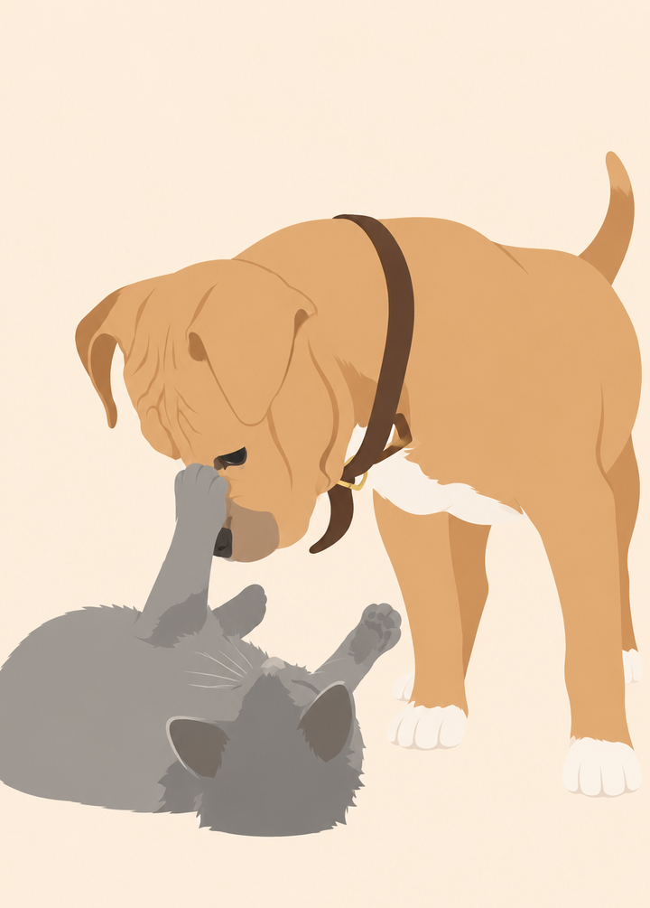 Flat Design Animal Poster