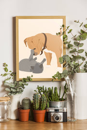 Affiche Animaux Flat Design personnalisee