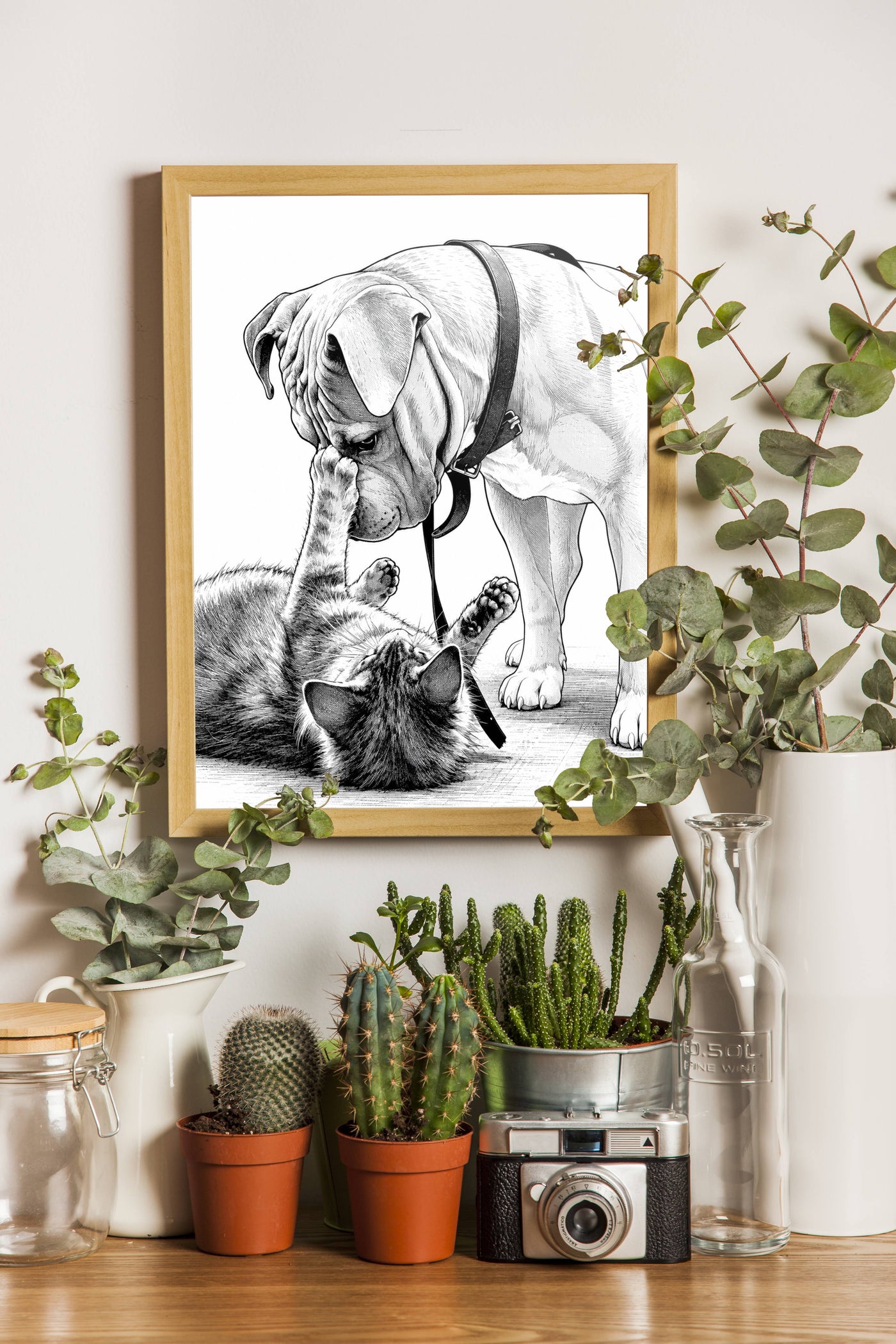 Affiche Animaux Manga personnalisee