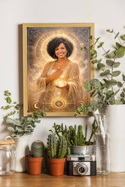 Affiche maman Oracle doux personnalisee - cadre