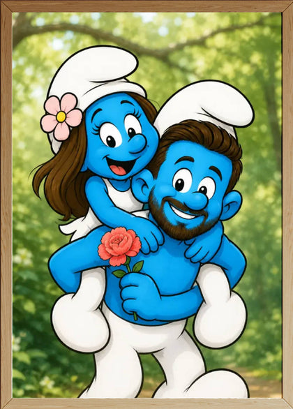 Mockup Personnage bleu