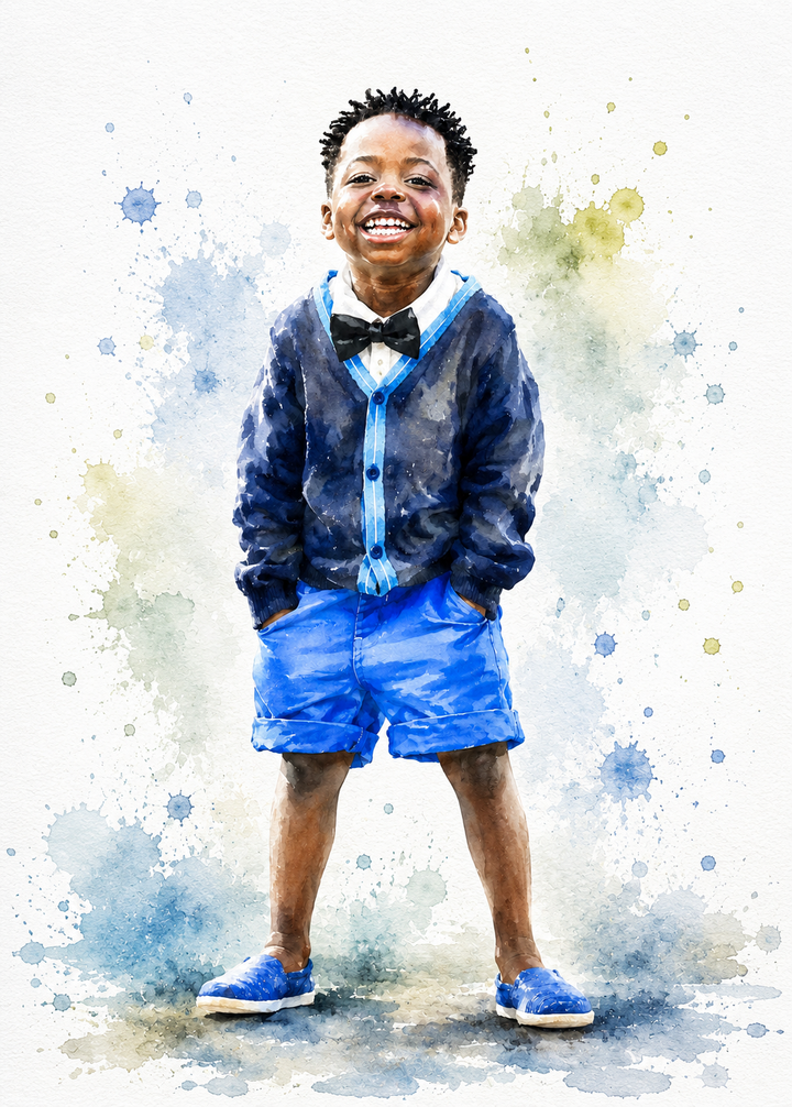 Affiche Enfant Aquarelle