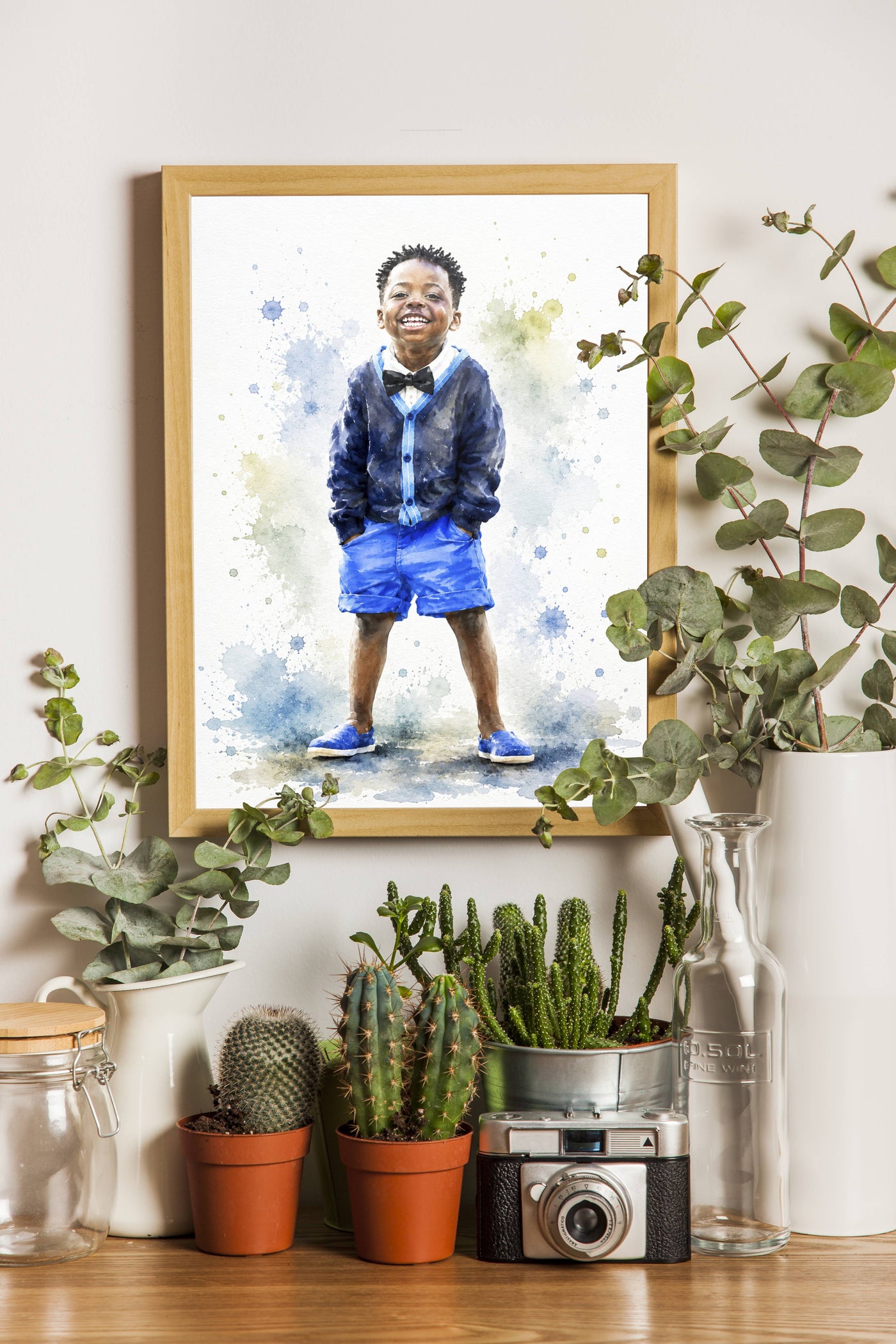 Affiche Enfant Aquarelle personnalisee