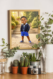 Affiche Enfant Cartoon personnalisee