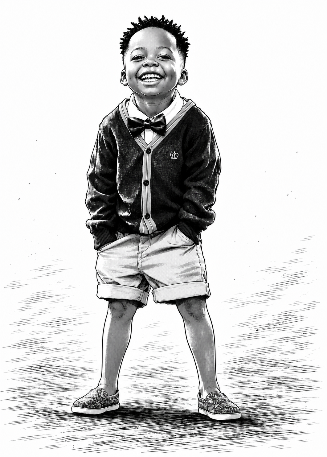 Affiche Enfant Manga personnalisee - apercu