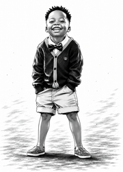 Affiche Enfant Manga personnalisee - apercu