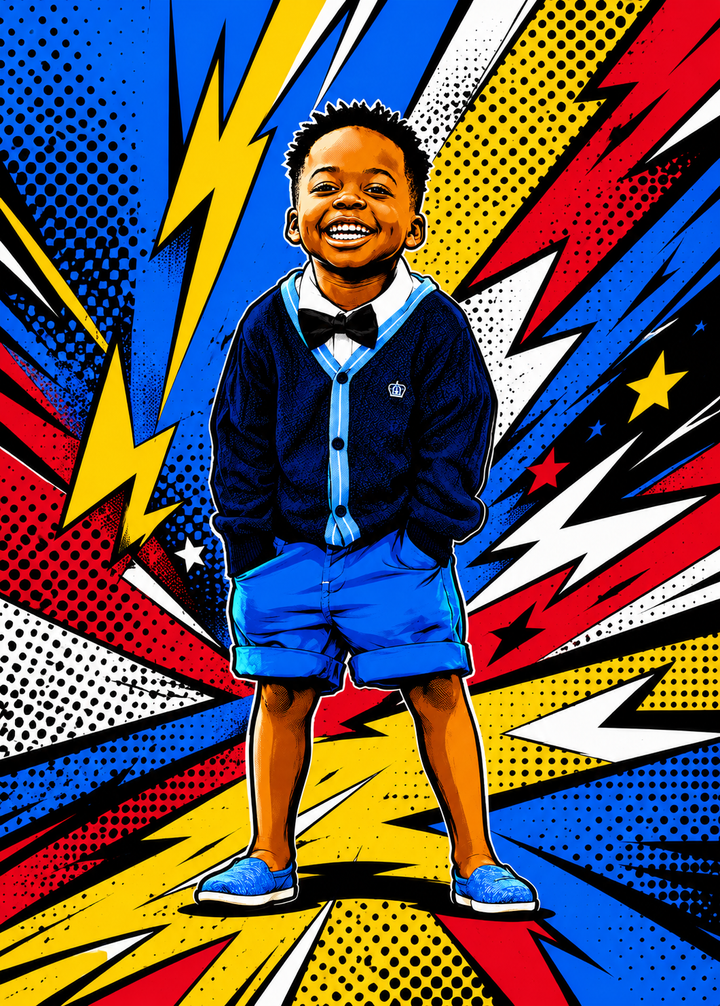 Affiche Enfant Pop art