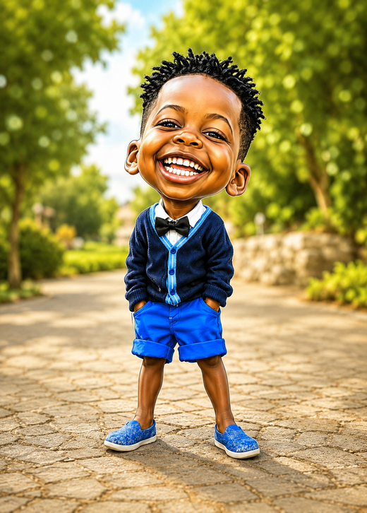 Children's Caricature Poster