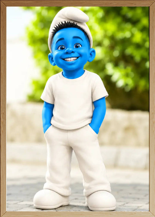 Blue character