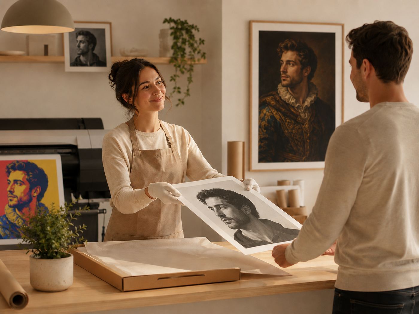 High-quality personalized print for home decor