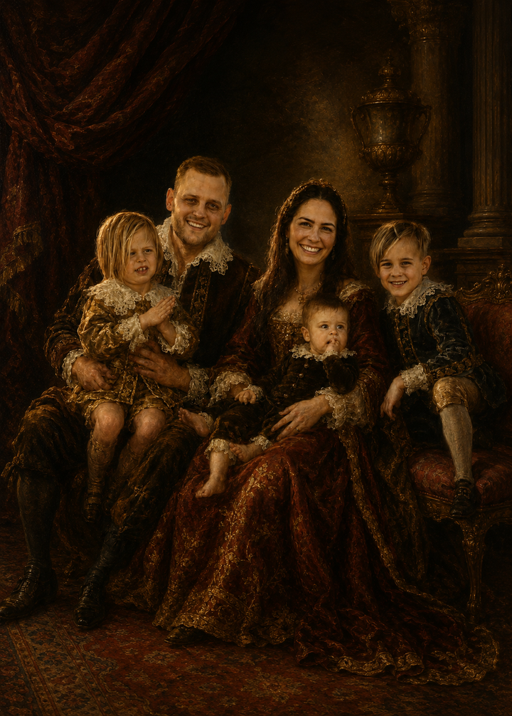 Baroque Family Poster