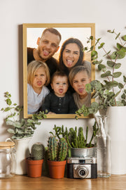 Affiche Famille Comique - Grimace - décor