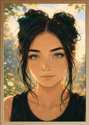 Affiche maman Anime personnalisee