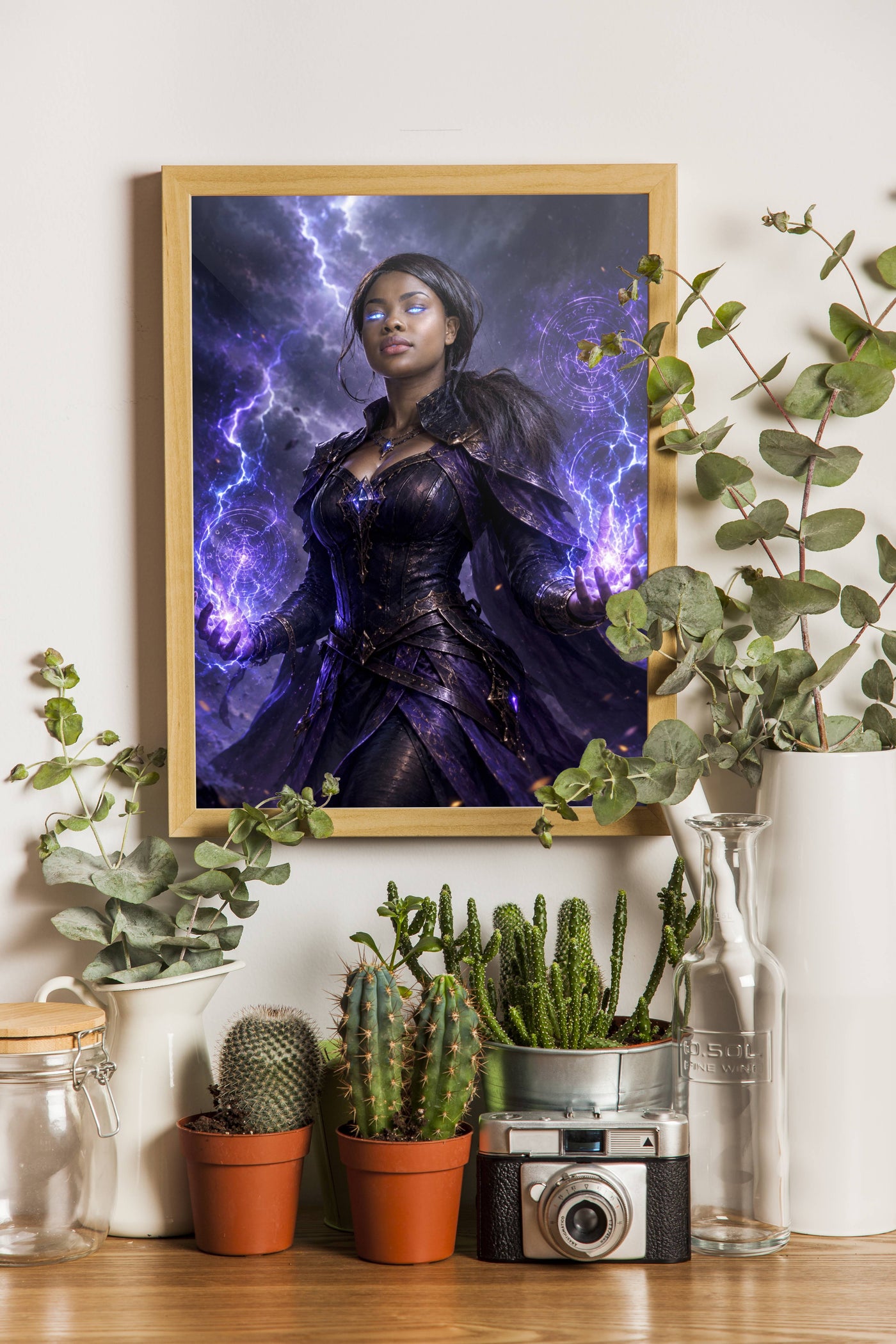 Affiche maman Super sorciere electrique - apercu