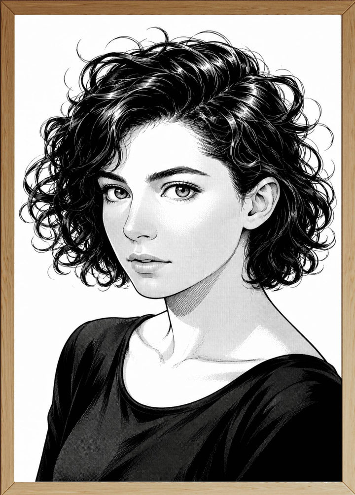 Affiche Femme Manga