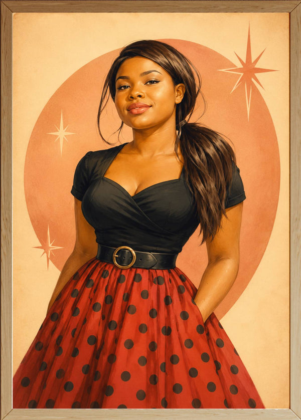 Affiche maman Pin up