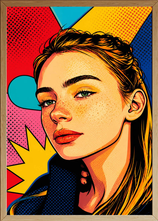 Pop Art Woman Poster