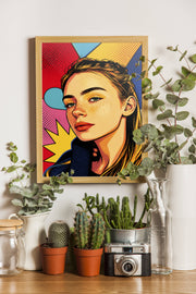 Affiche maman Pop art personnalisee