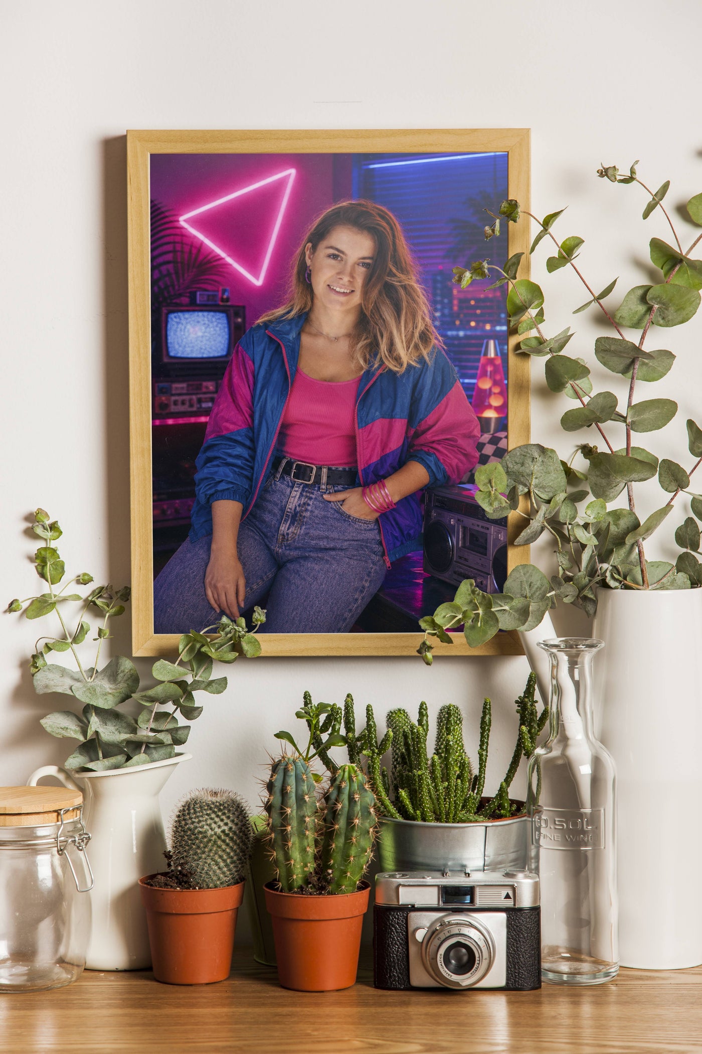 Affiche maman Vintage 80 personnalisee - aperçu