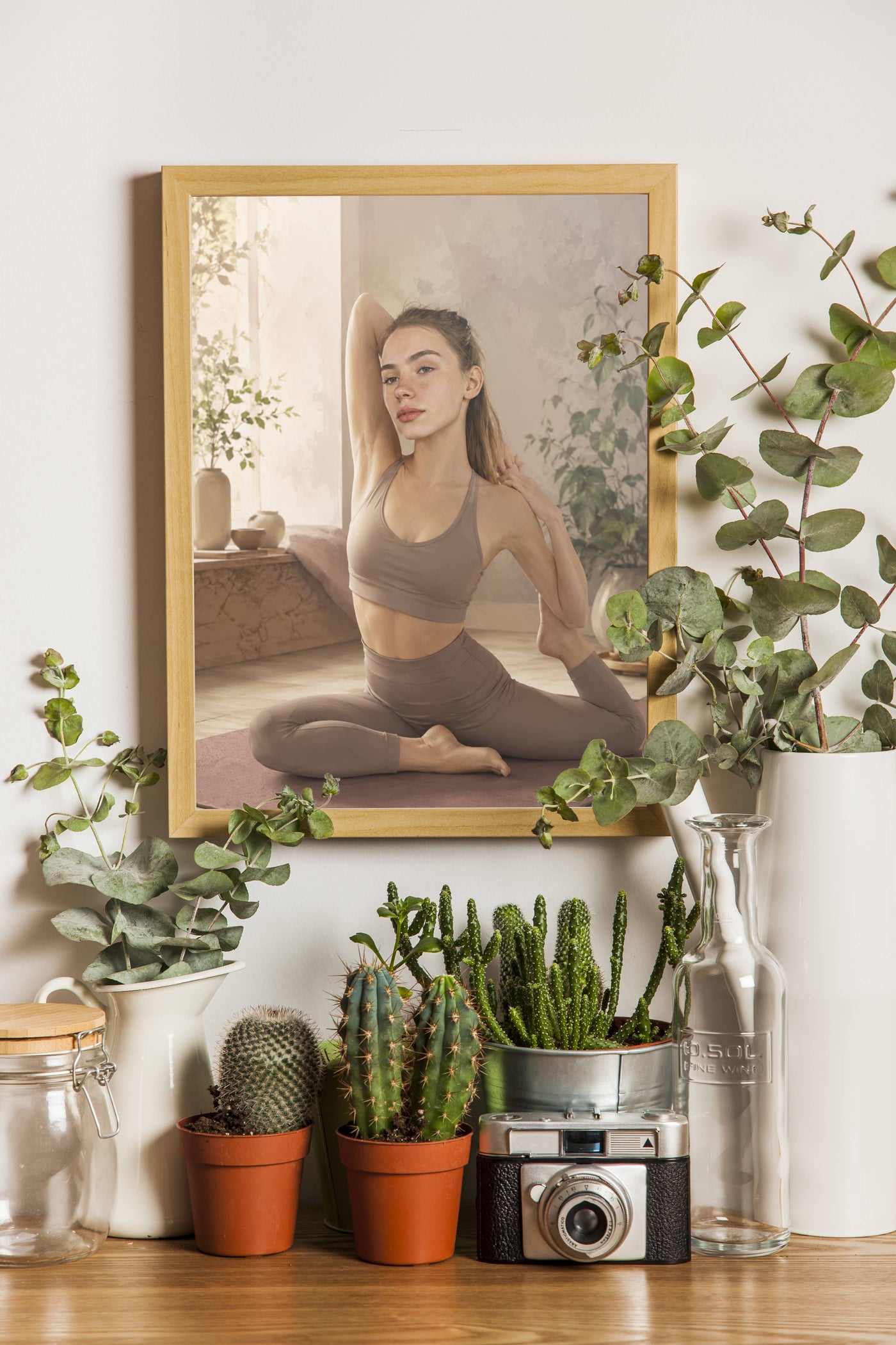 Affiche maman Yoga - apercu