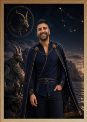 Affiche Homme Zodiac Capricorne personnalisée - aperçu