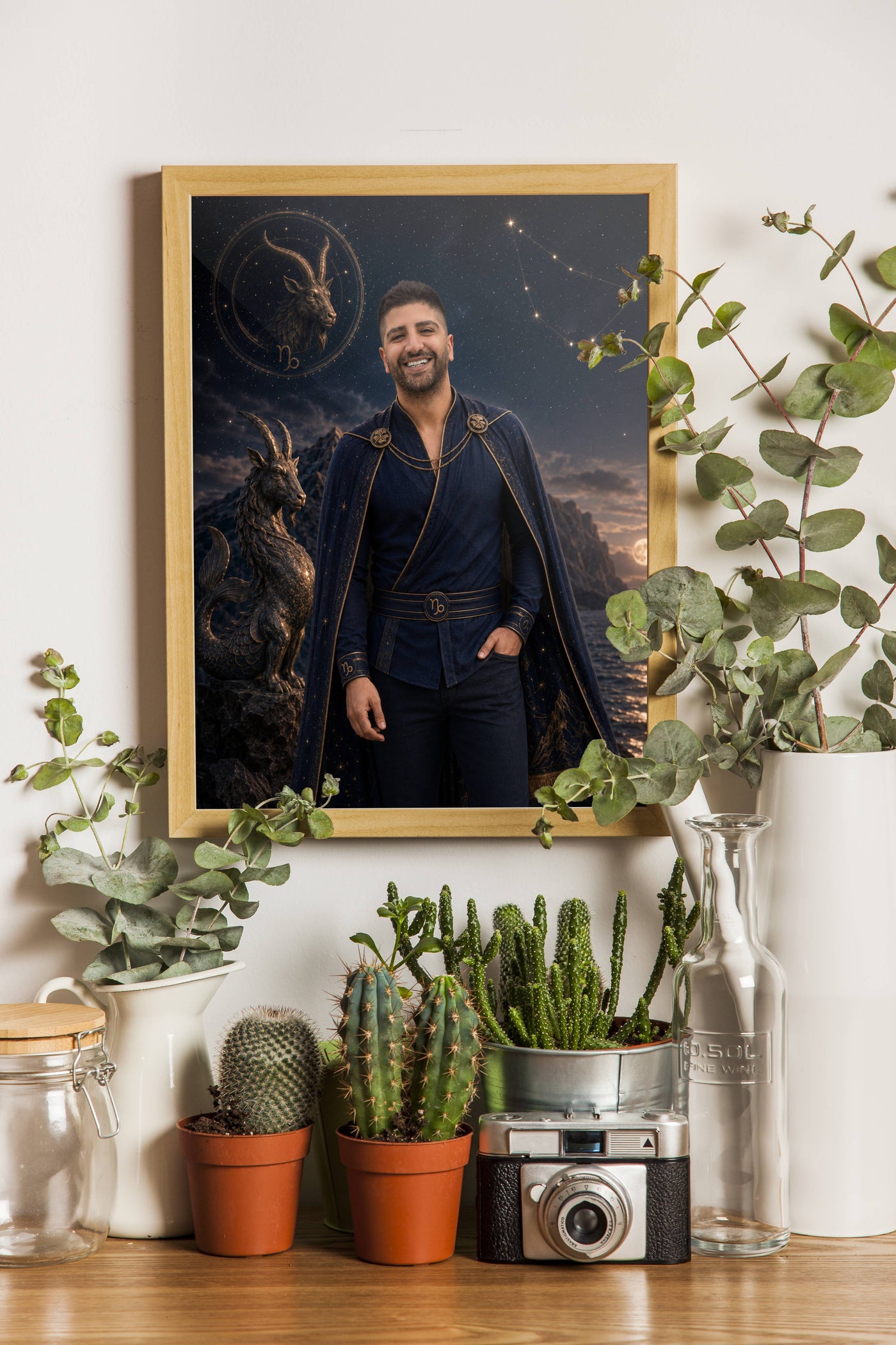 Affiche Homme Zodiac Capricorne personnalisée - décor