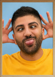 Affiche Homme Comique - Grimace - aperçu