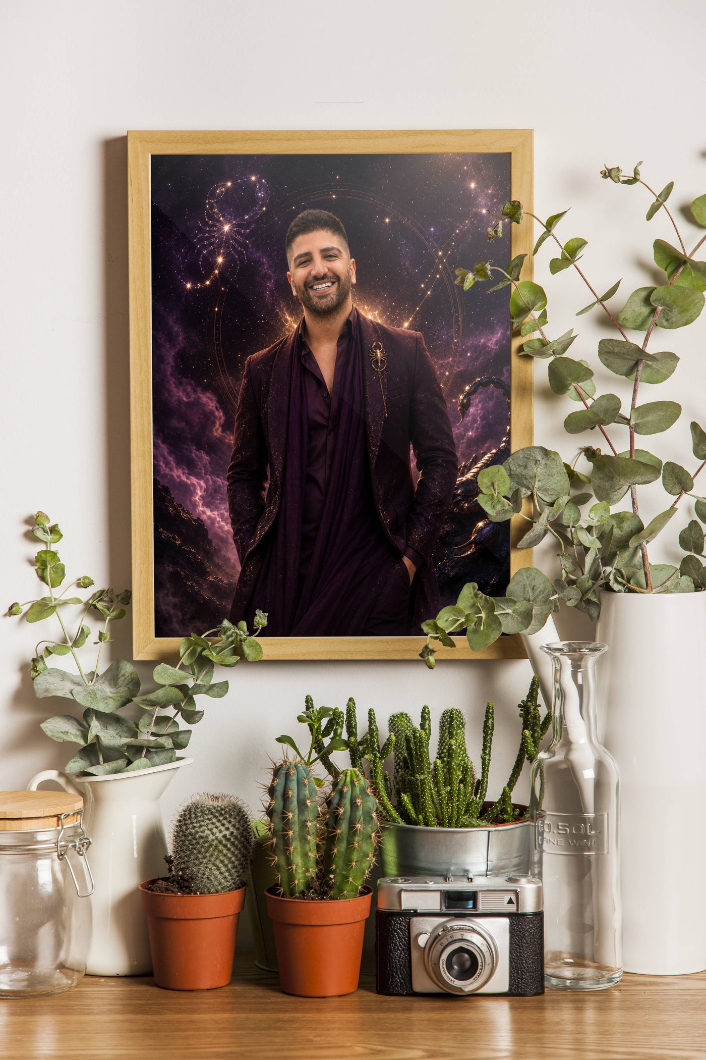 Affiche Homme Zodiac Scorpion personnalisée - décor