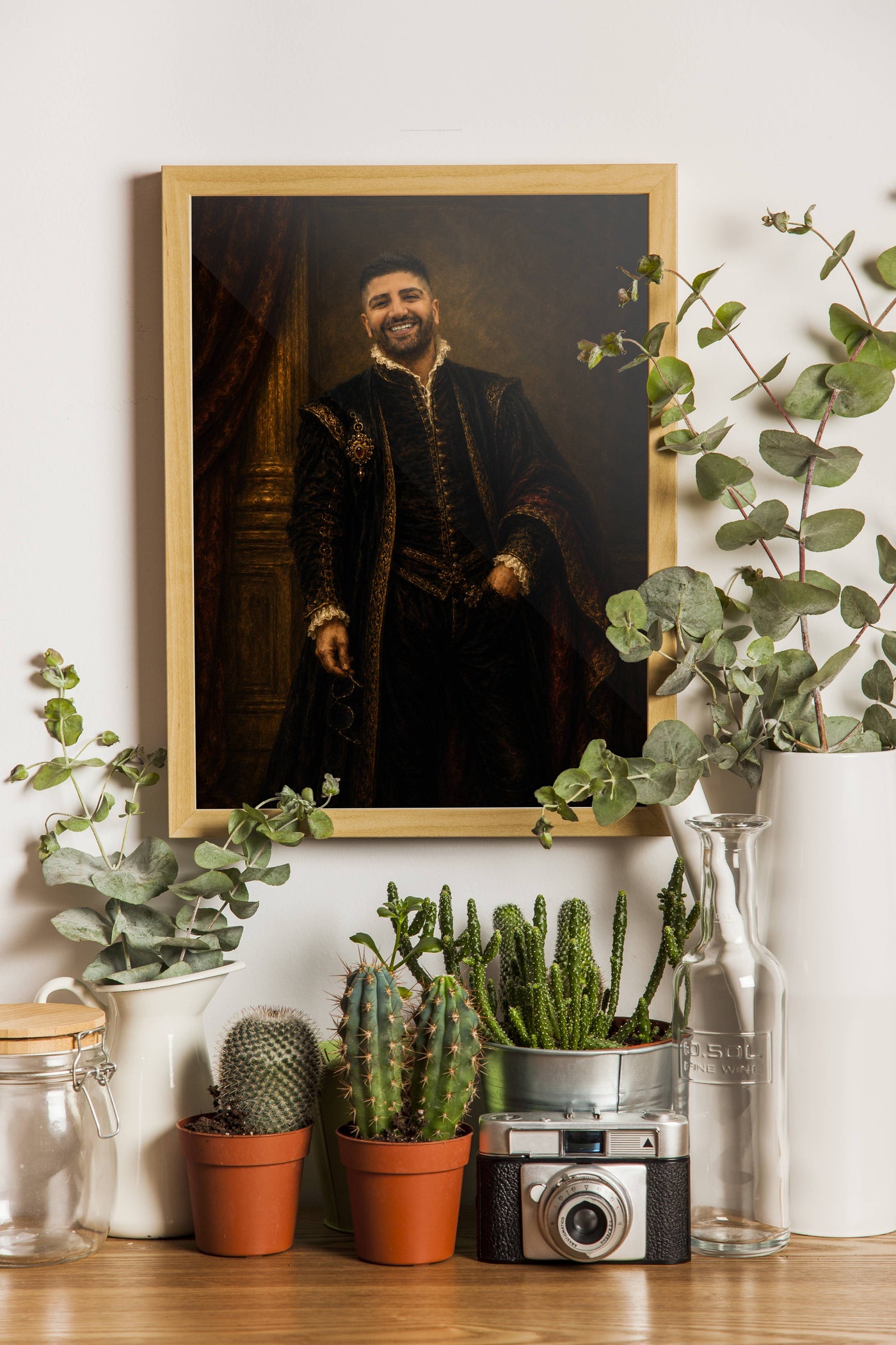 Affiche Homme Baroque personnalisee