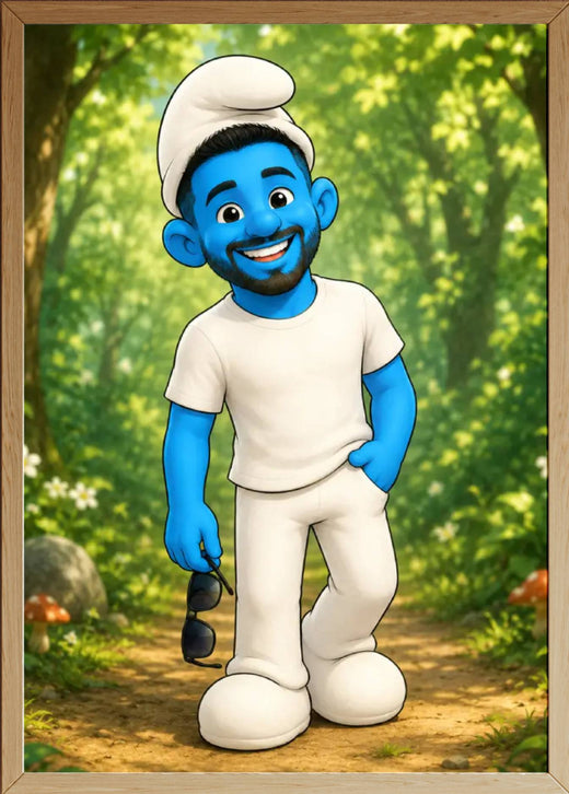 Blue character