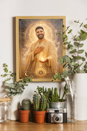 Affiche homme Oracle doux - decor