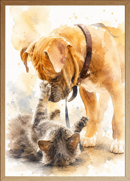 Affiche Animaux Aquarelle