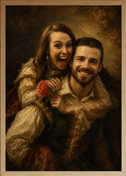 Affiche Couple Baroque
