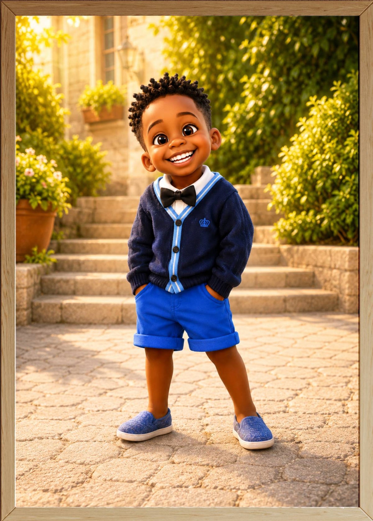 Cadre enfant animation 3D