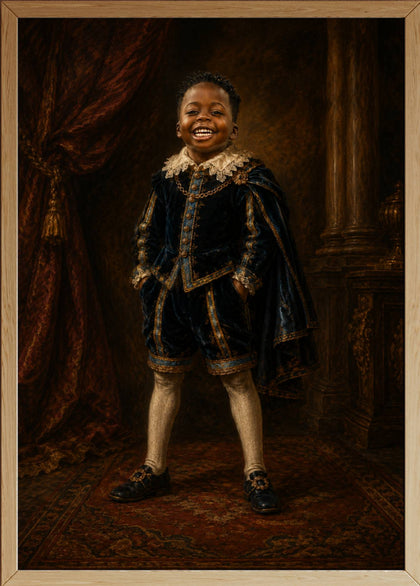 Affiche Enfant Baroque