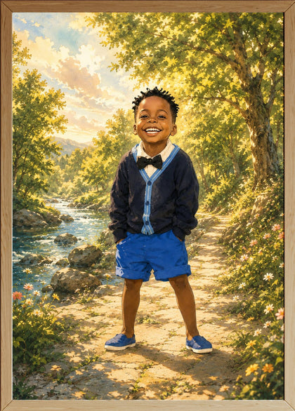 Affiche Enfant Dessin Japonais
